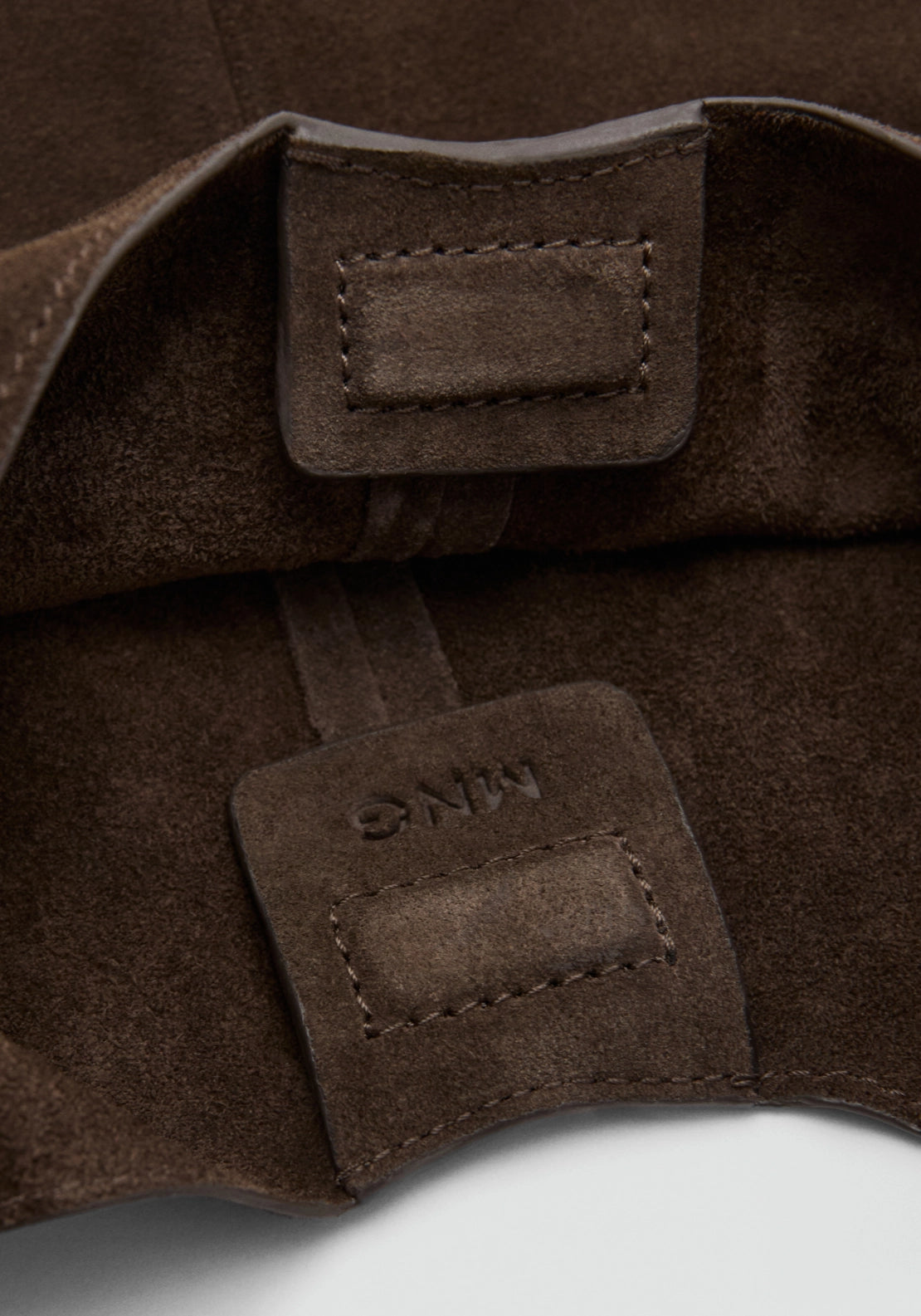 Small Suede Bag - Brown