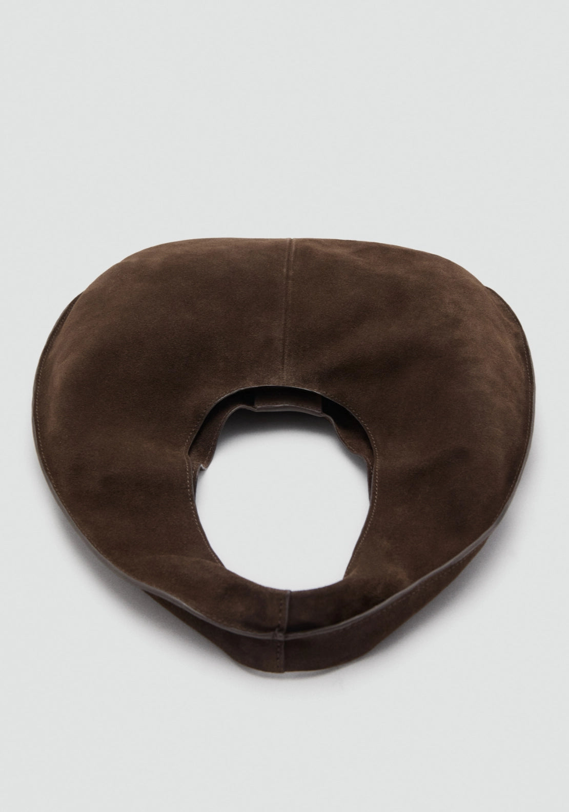 Small Suede Bag - Brown
