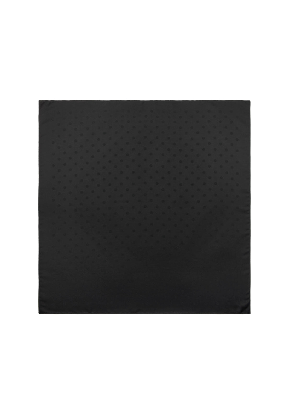 Polka Dot Jacquard Scarf - Black