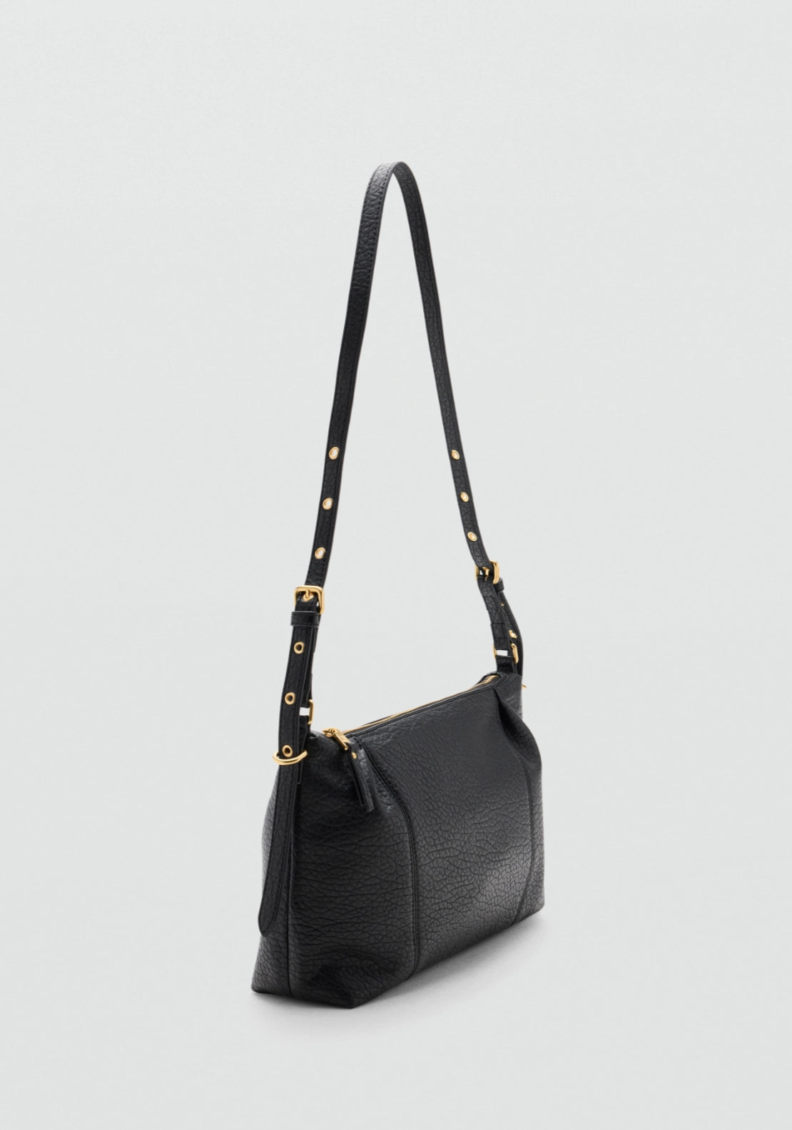 Adjustable Crossbody Bag - Black