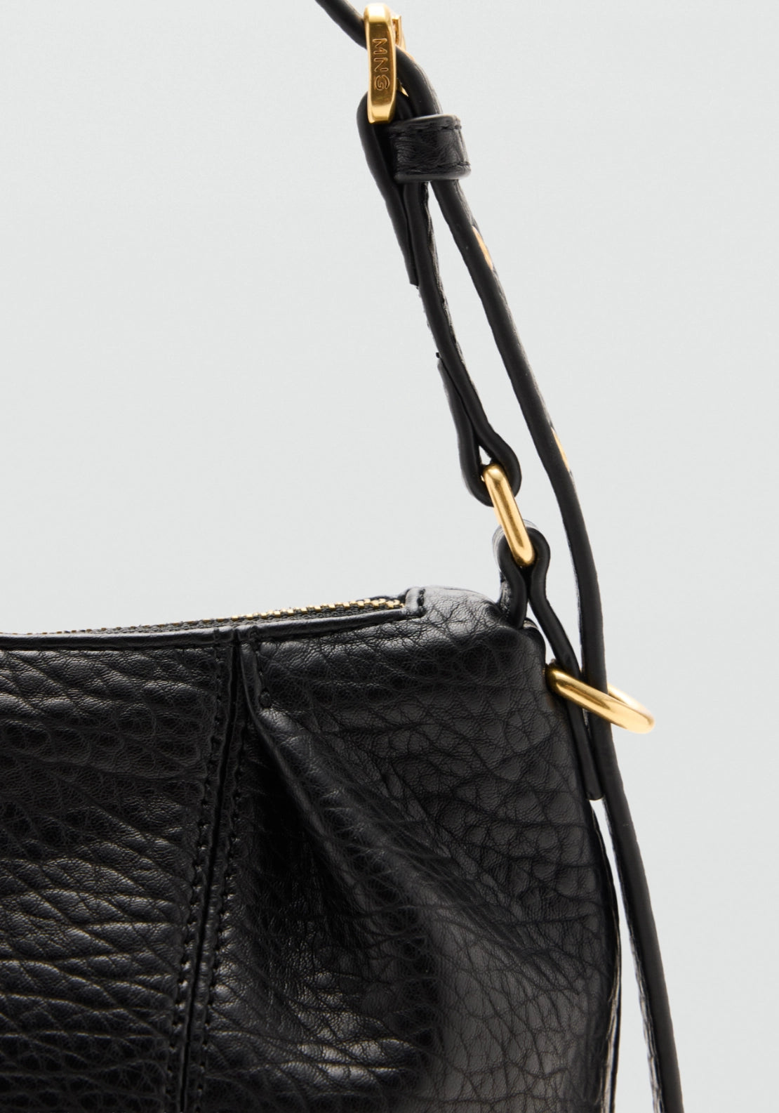 Adjustable Crossbody Bag - Black