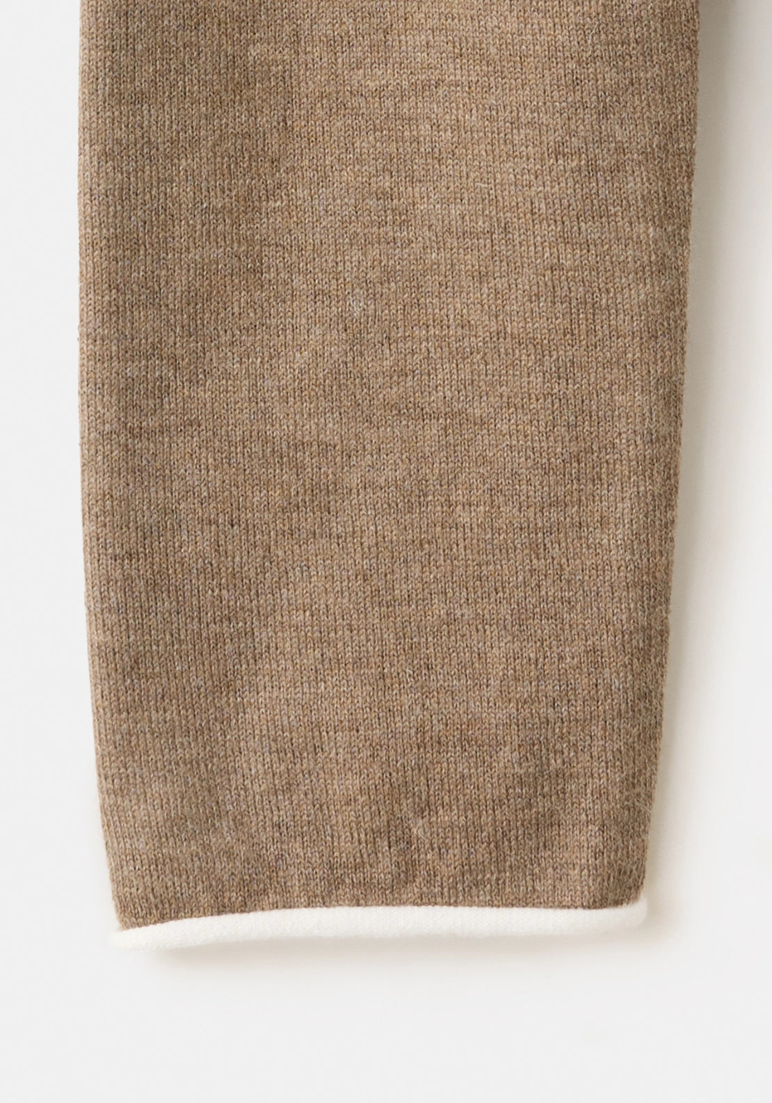 Knit Cardigan With Contrasting Trims - Brown