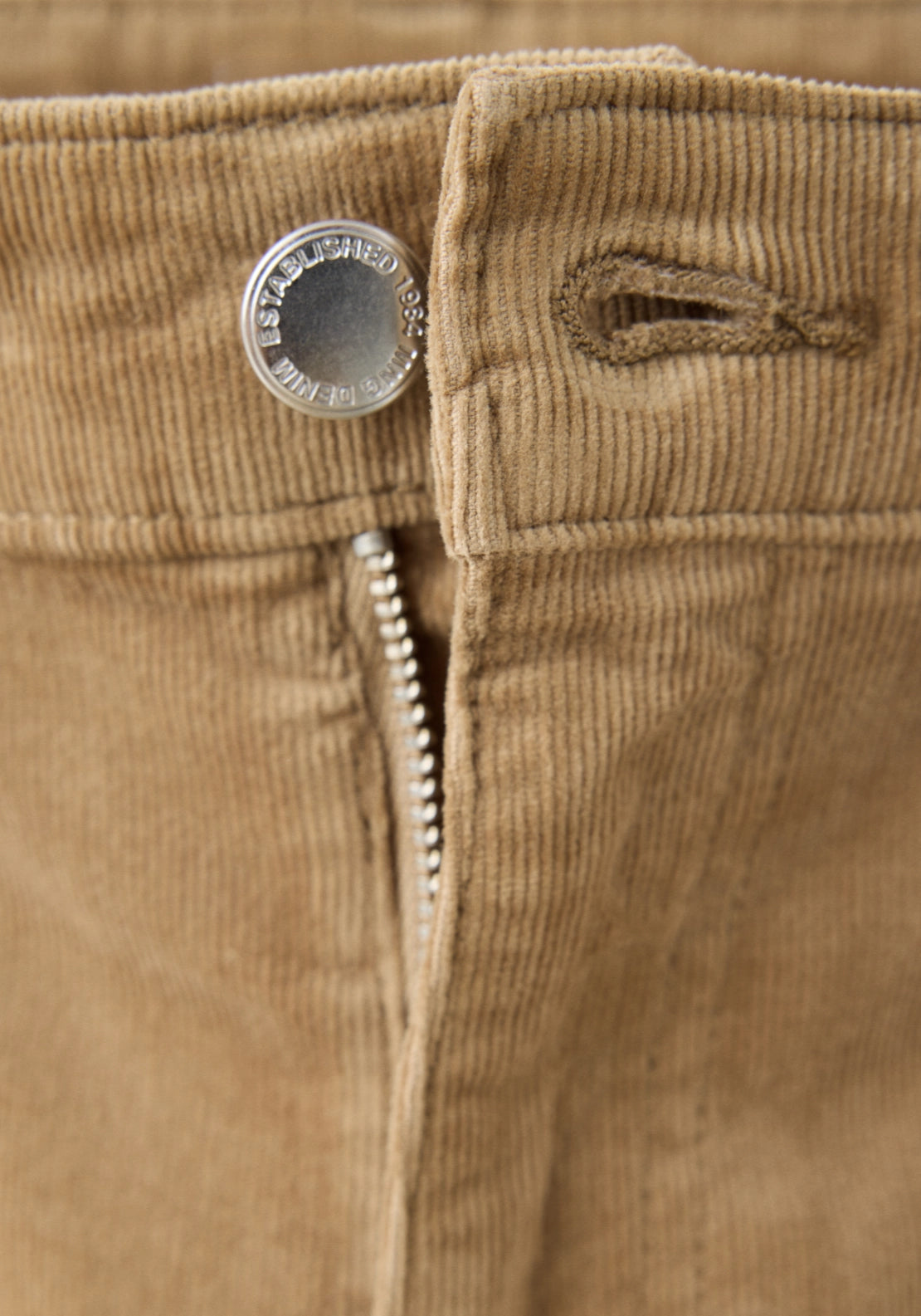 Flare Corduroy Jeans - Brown