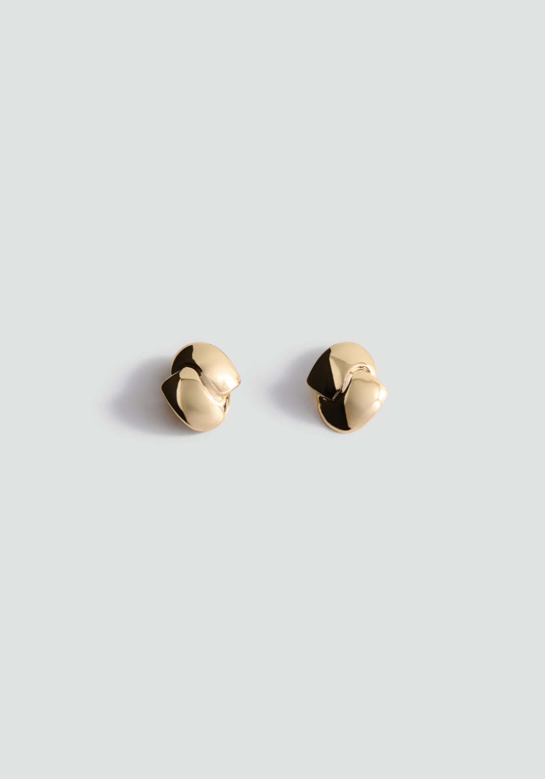 Crossover Earrings - Gold