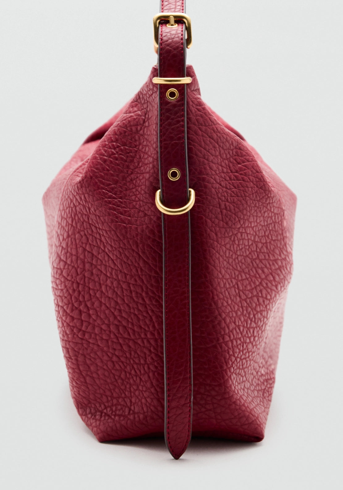 Slouched Shoulder Bag - Red
