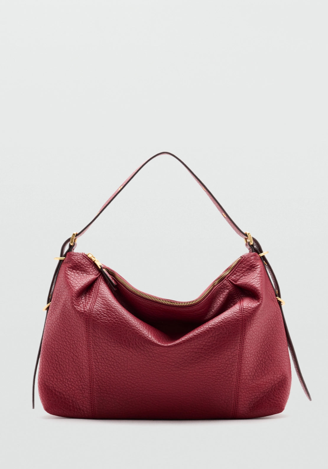 Slouched Shoulder Bag - Red