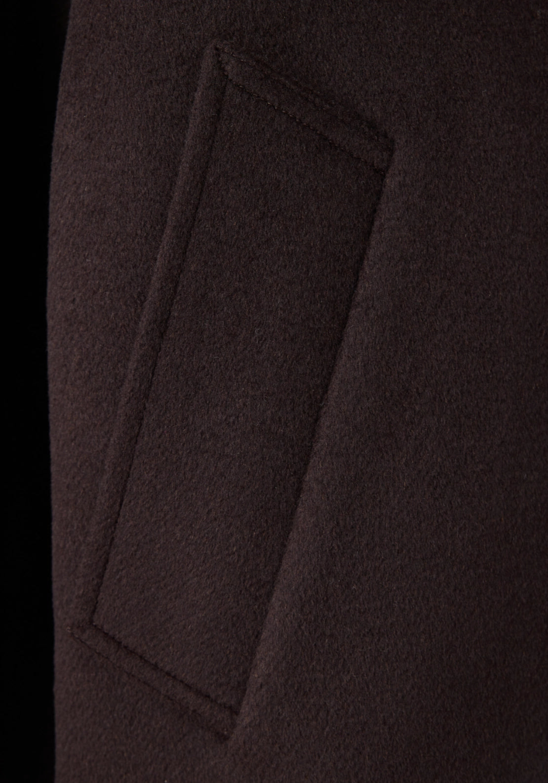 Wool Bomber Jacket - Brown