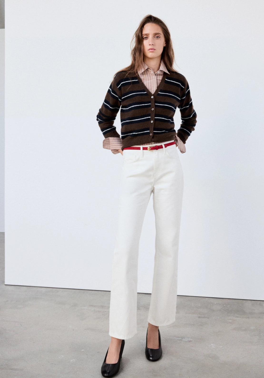 Knit Cardigan - Brown