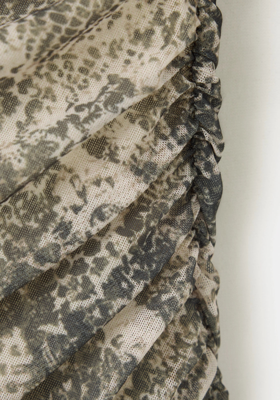 Top Long Sleeve Animal Print - Beige