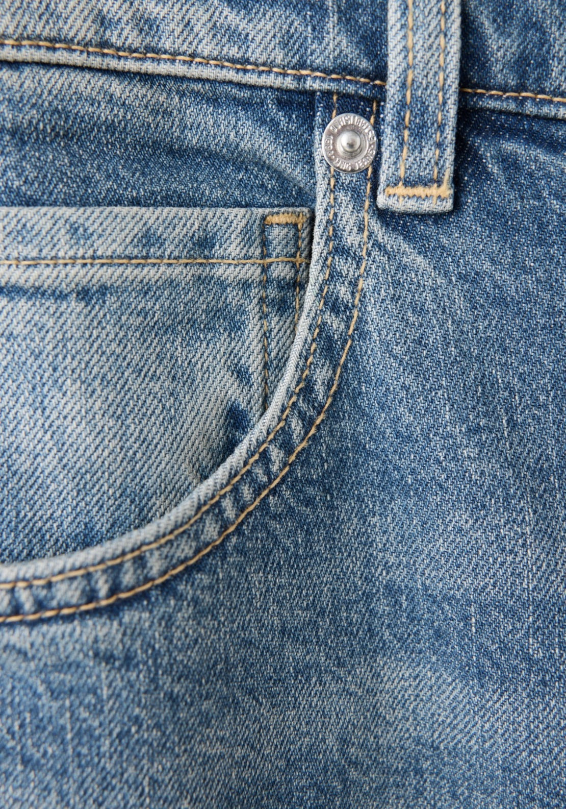 Slim Fit High Waist Jeans - Denim Blue