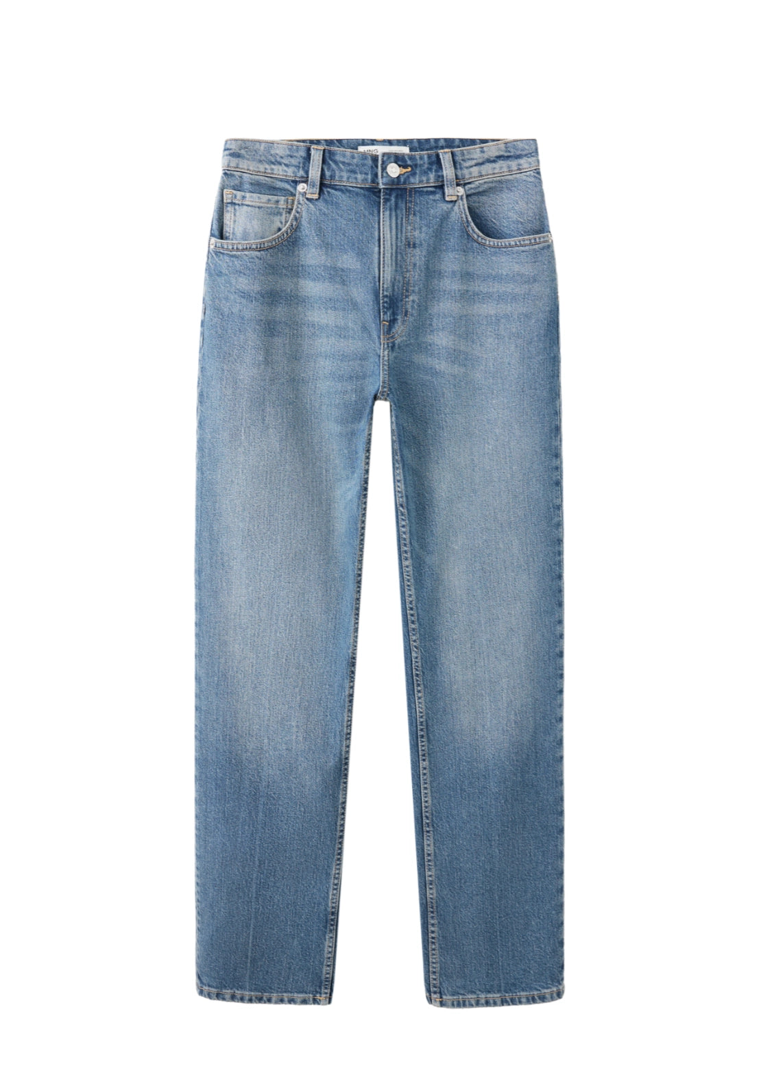 Slim Fit High Waist Jeans - Denim Blue