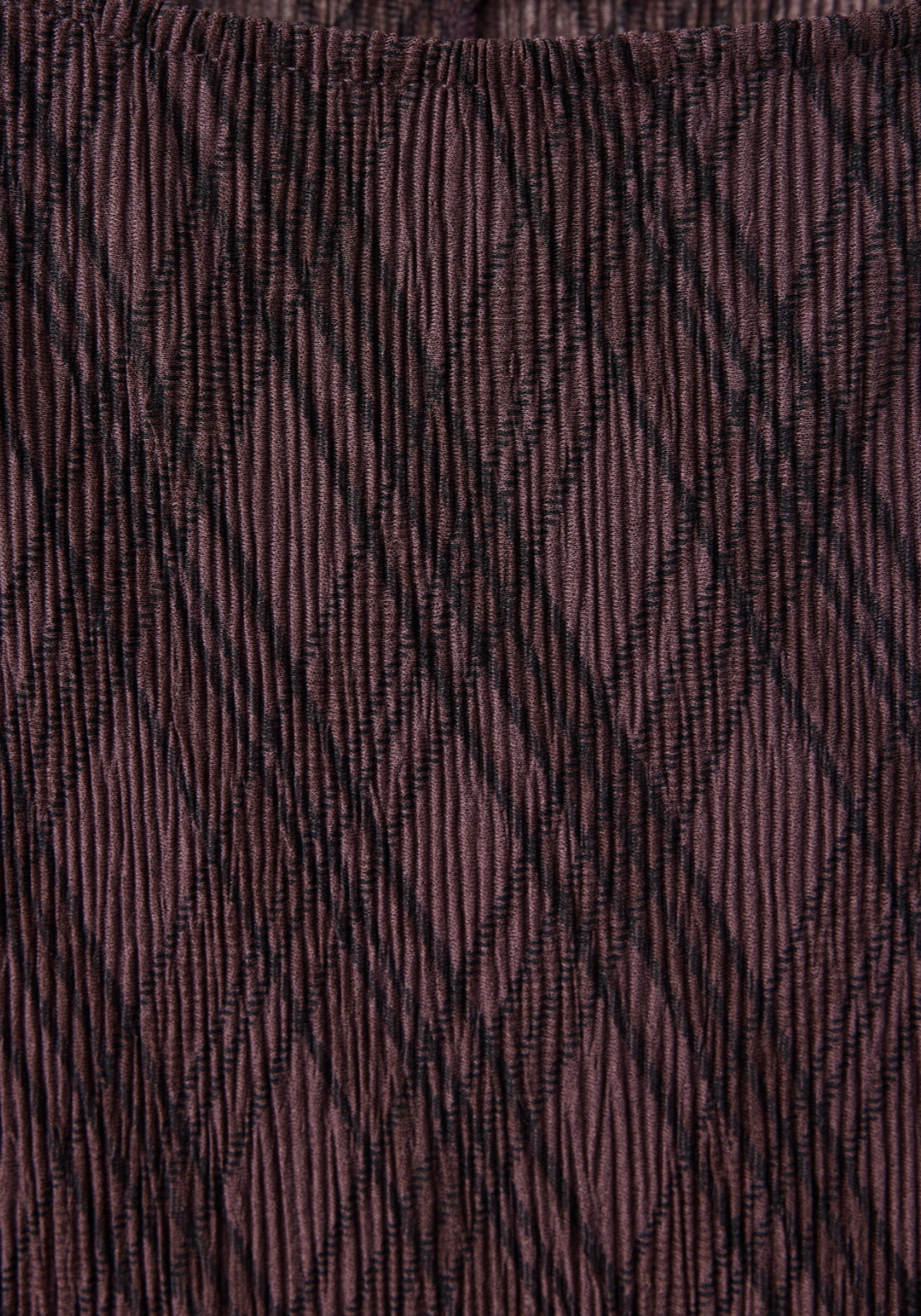 Long Sleeve Plaid Dress - Brown
