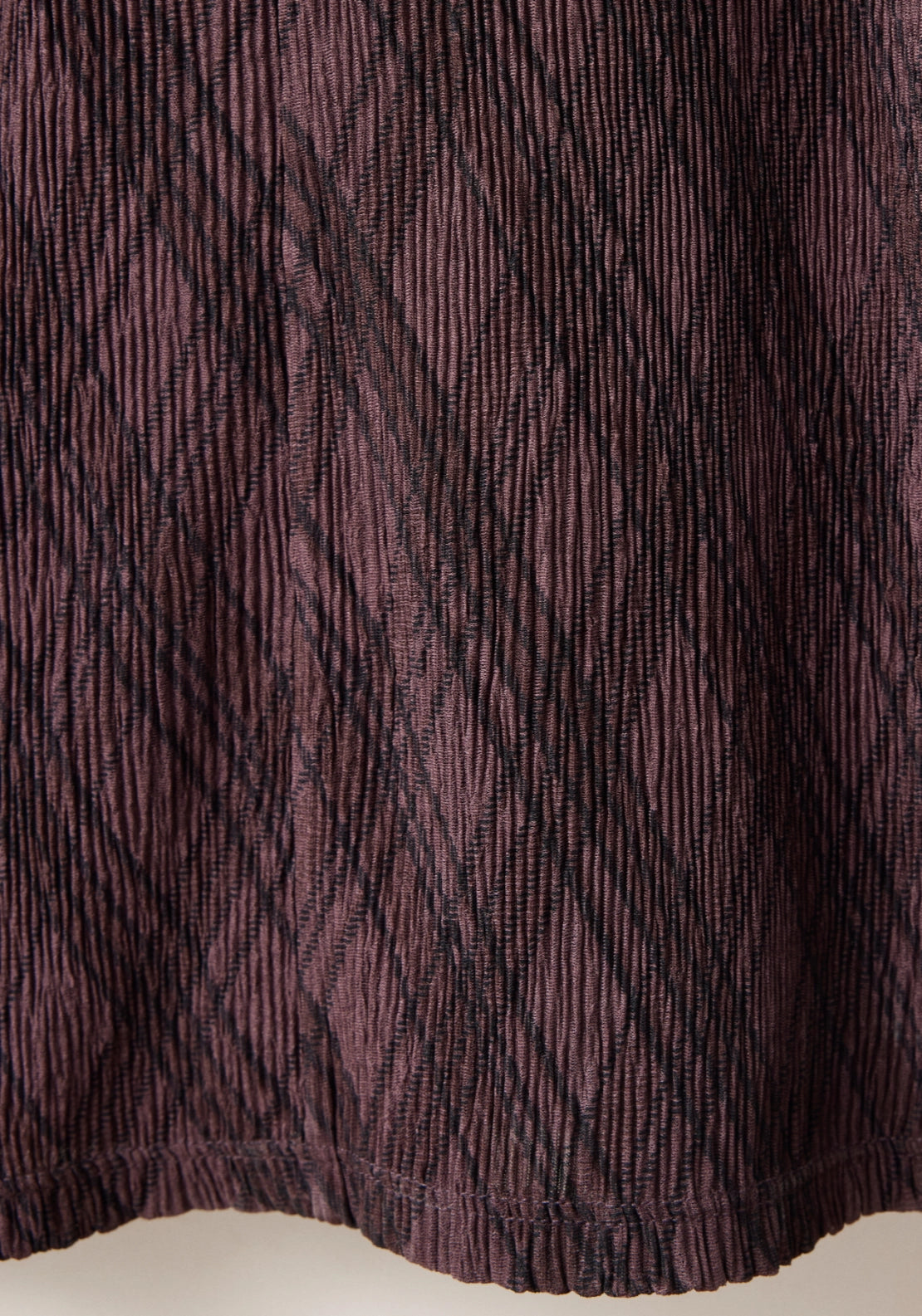 Long Sleeve Plaid Dress - Brown