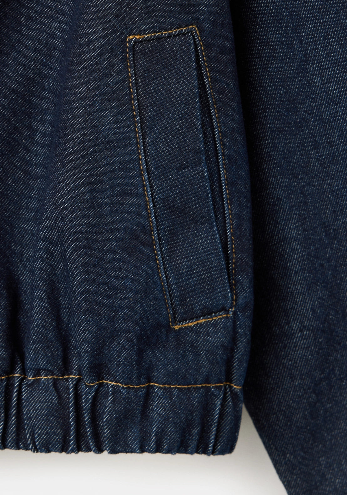 Denim Bomber Jacket - Blue