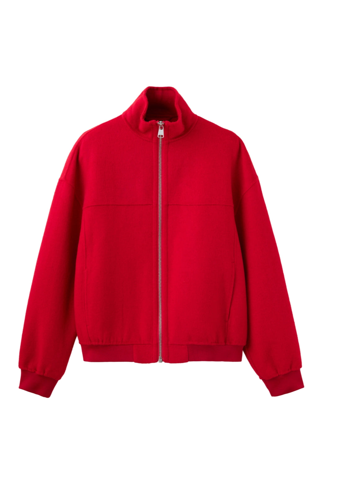 Aura Red &amp; Blue College Jacket - Red