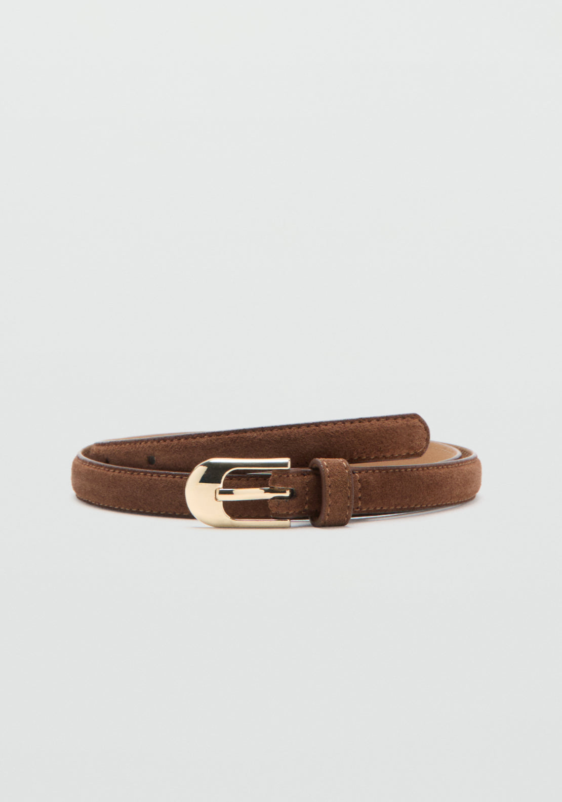 100% Bovine Leather Belt - Brown