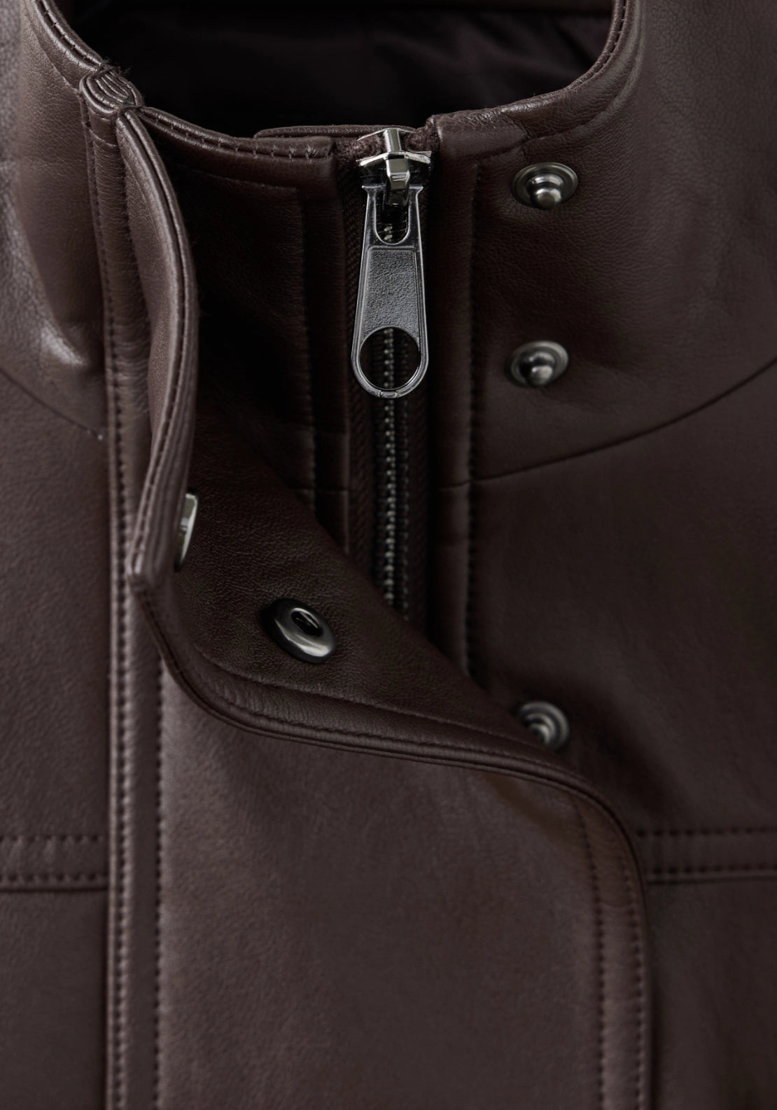 Oversized Belted Jacket - Brown