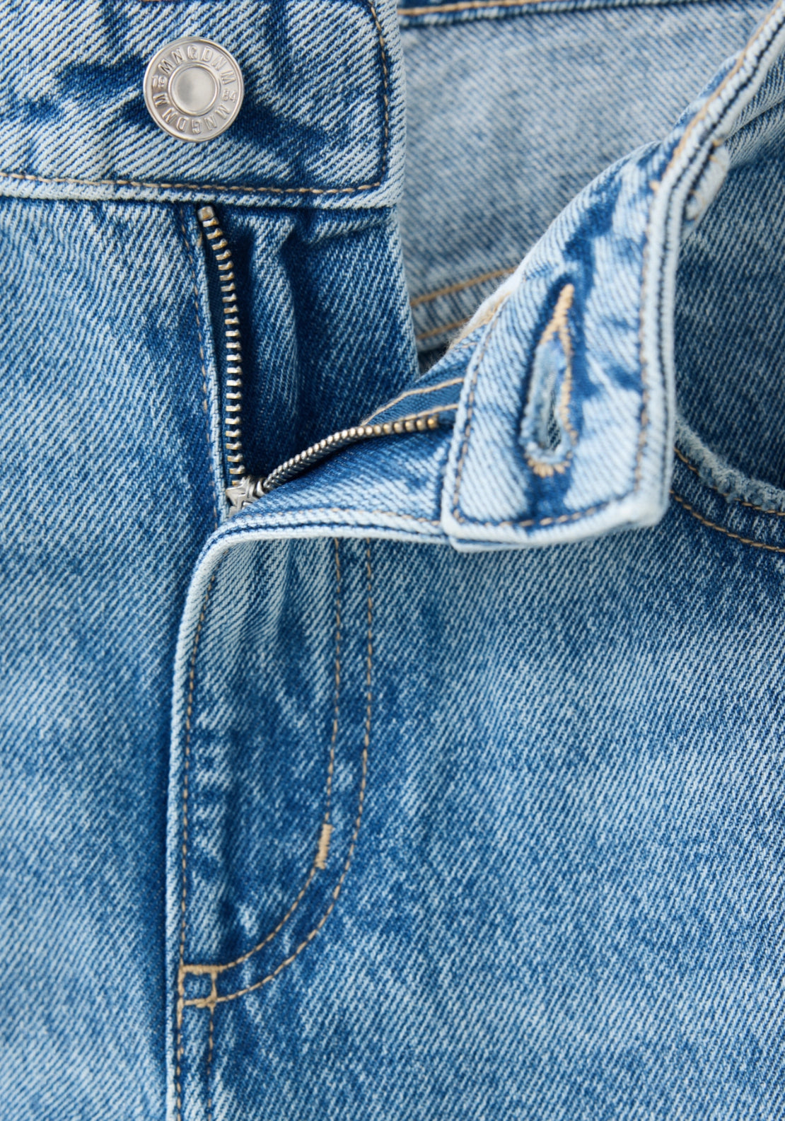 High Waisted Barrel Jeans - Denim Blue