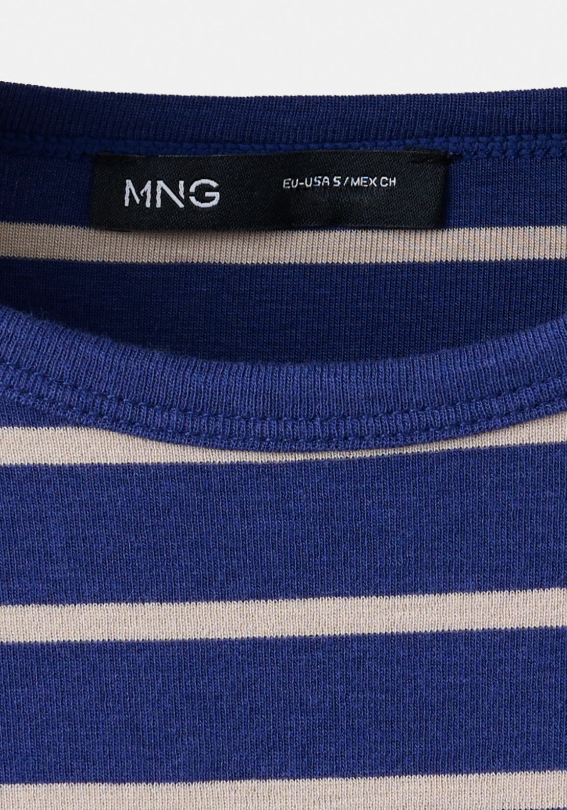Long-Sleeved Striped T-Shirt - Blue