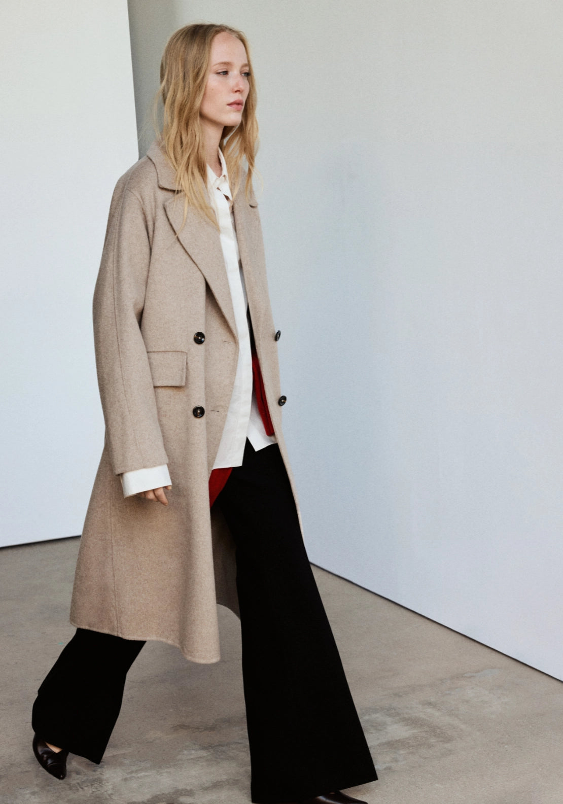Handmade Wool Coat - Brown