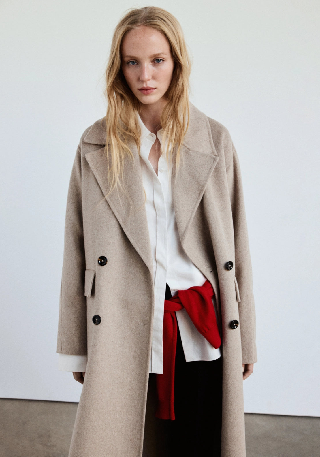 Handmade Wool Coat - Brown