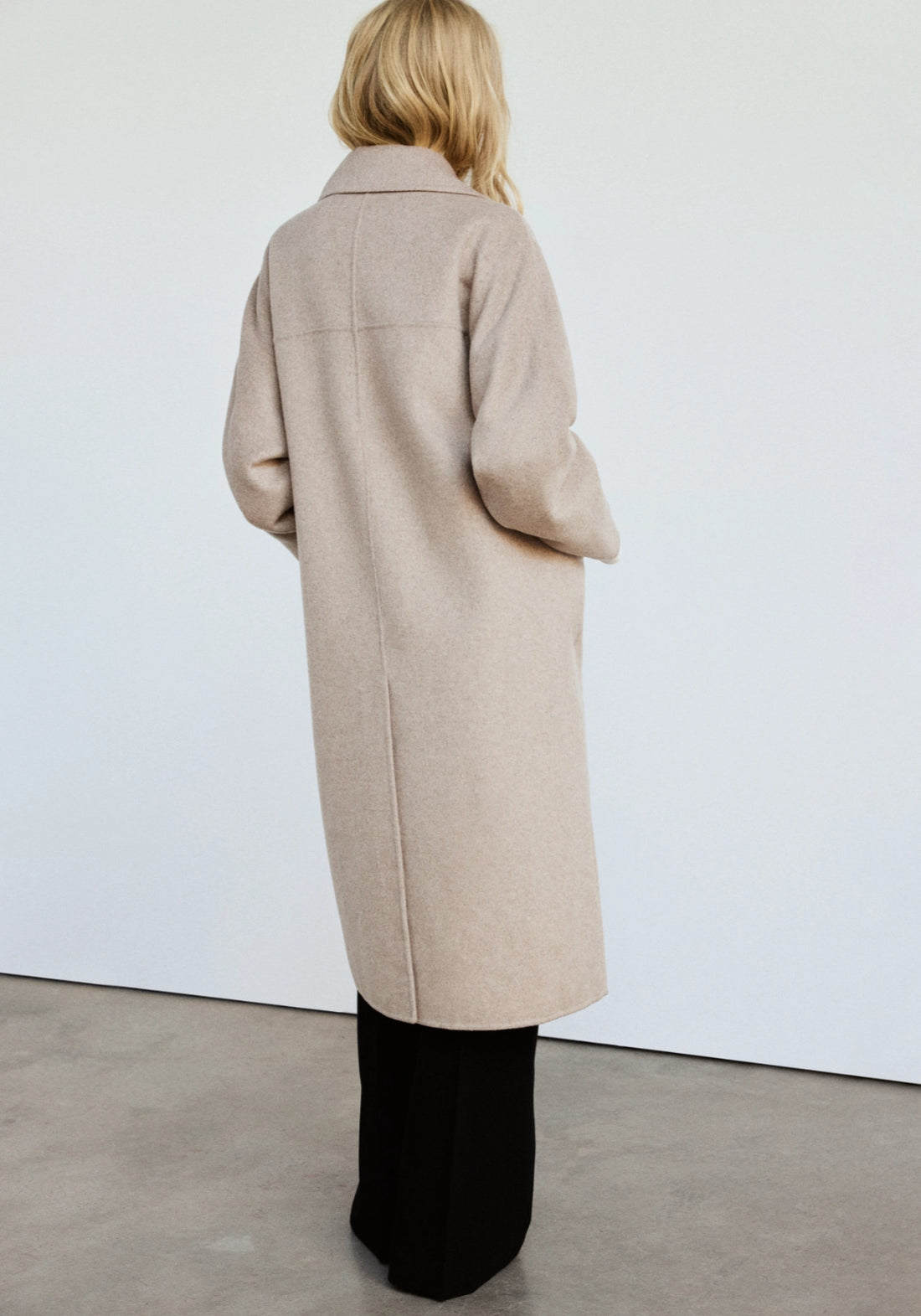 Handmade Wool Coat - Brown
