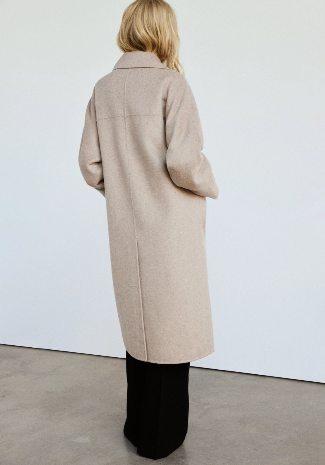Handmade Wool Coat - Brown