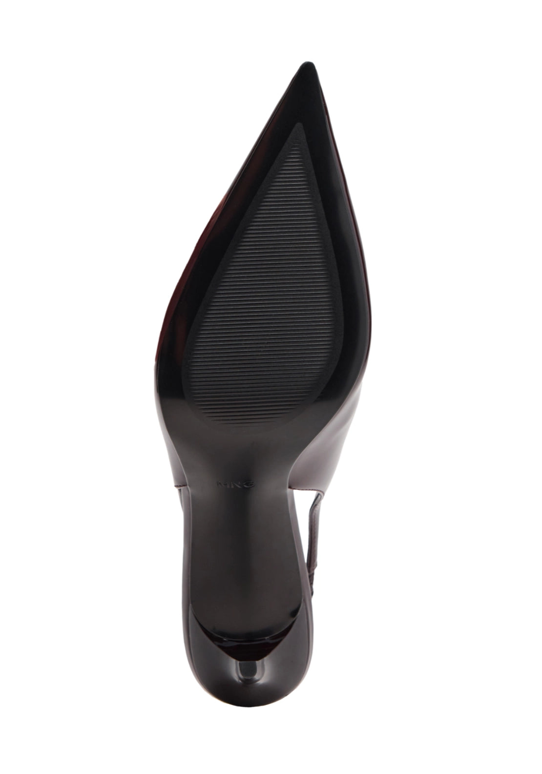 Patent Heeled Shoes - Burgundy