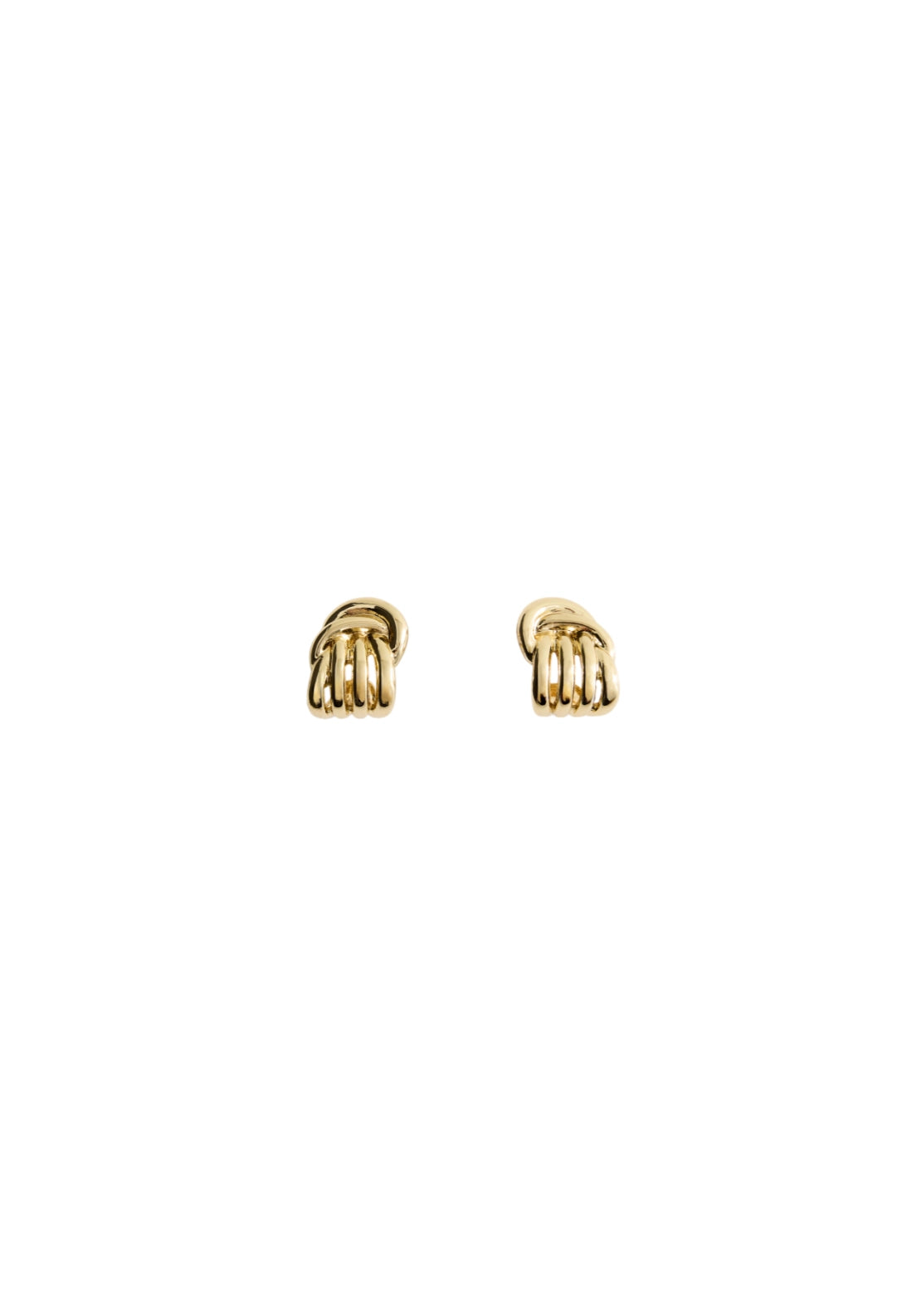 Elegant Relief Earrings - Gold