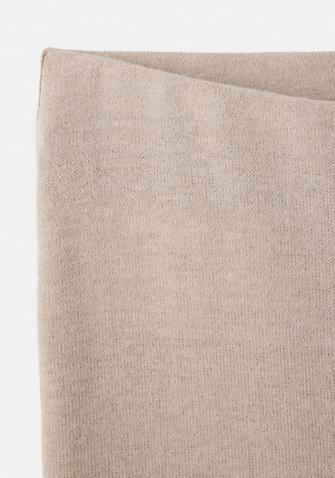 Stretch Knit Trousers - Beige