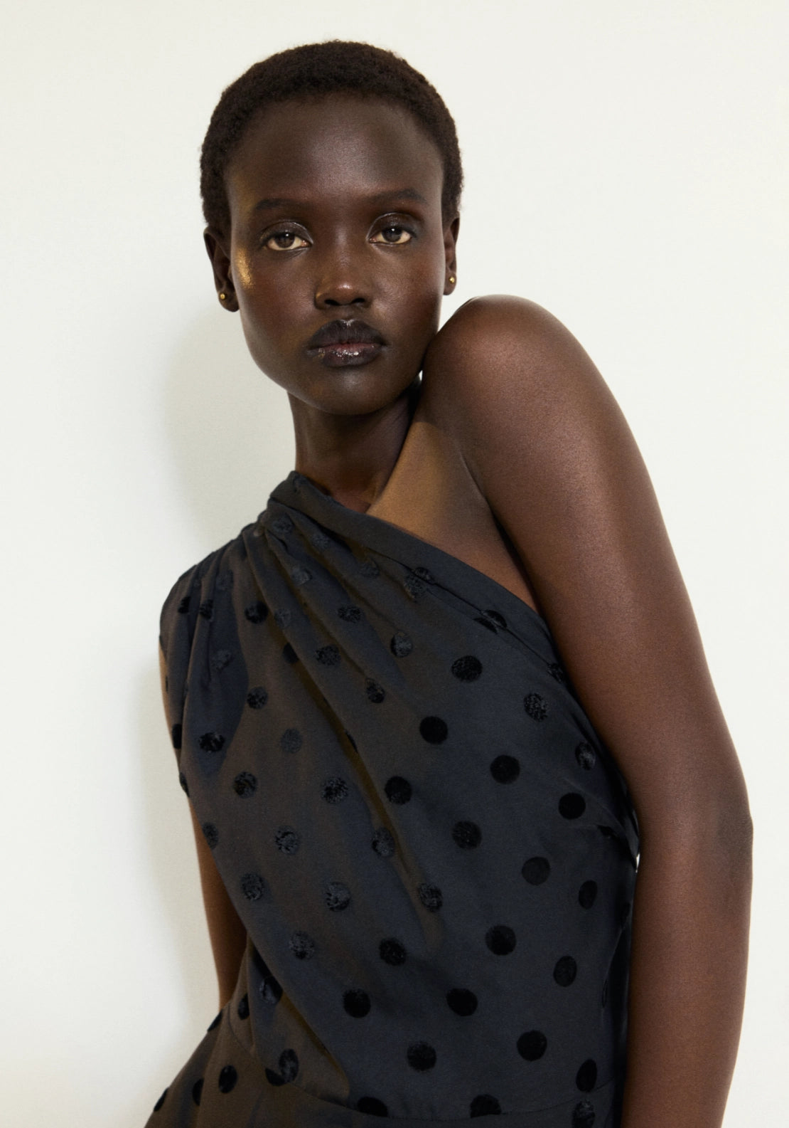 Top Sleeveless One Sloulder - Black