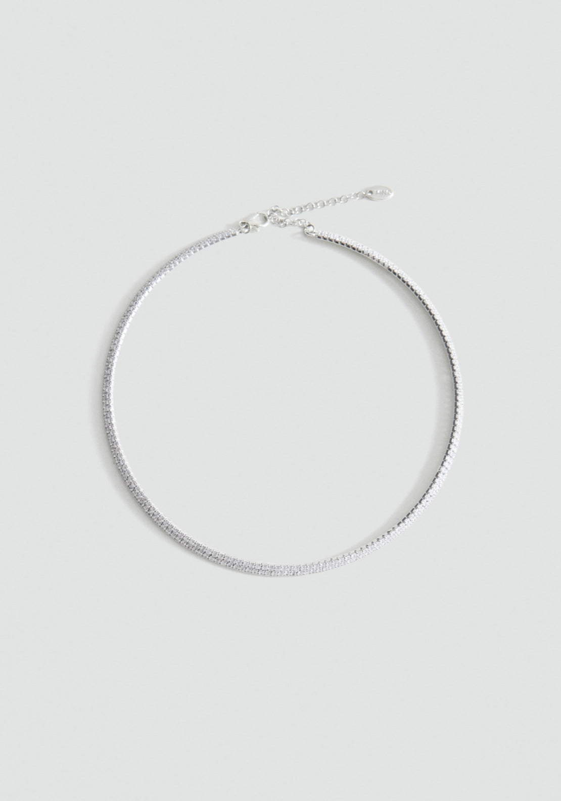 Necklace with Sparkly Detail - Silver