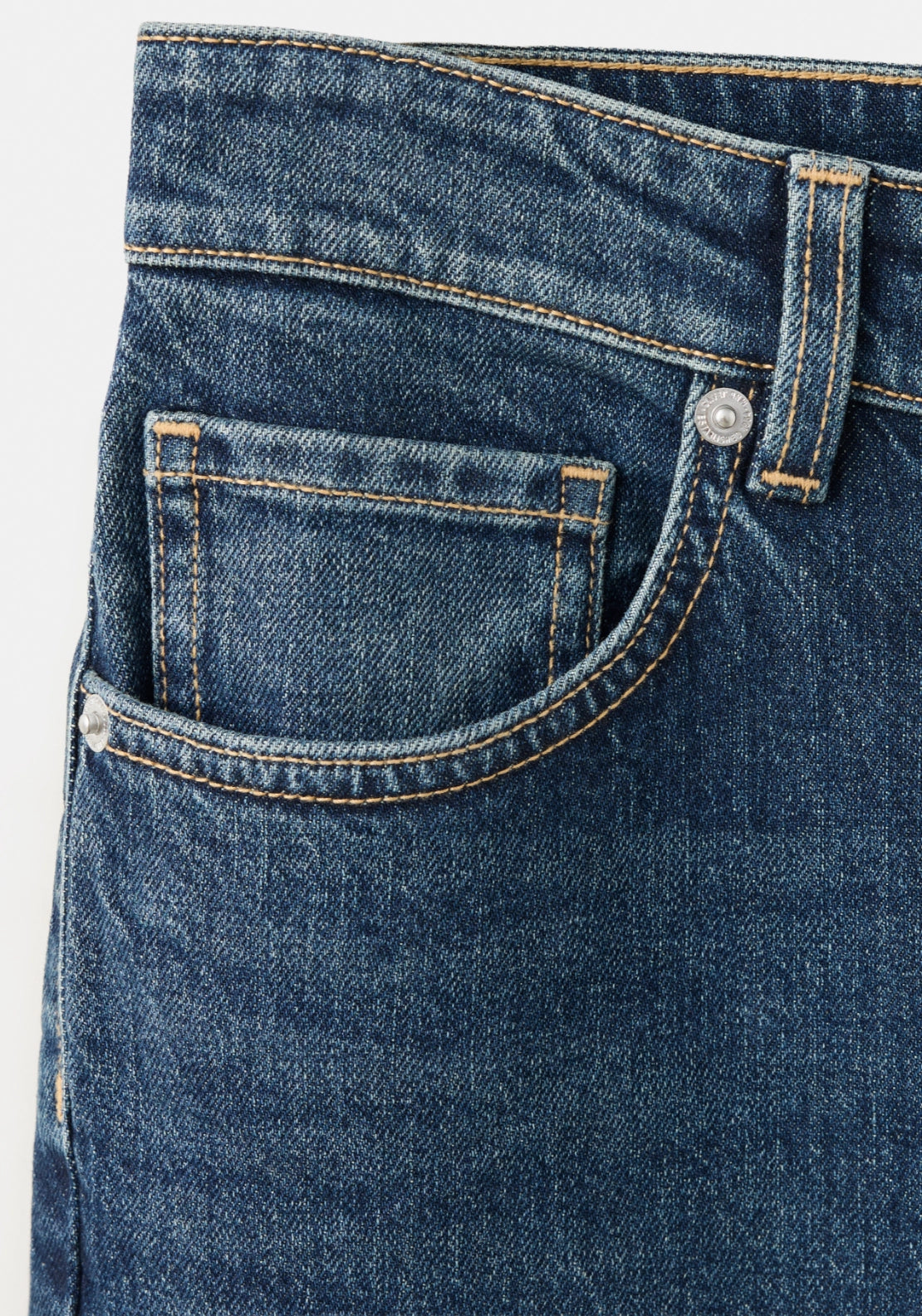 Slim Fit High Waist Jeans - Denim Blue
