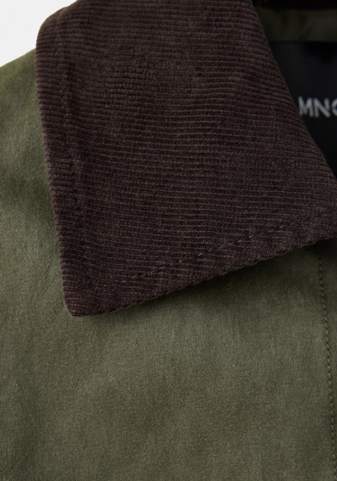 Corduroy Collar Jacket - Green
