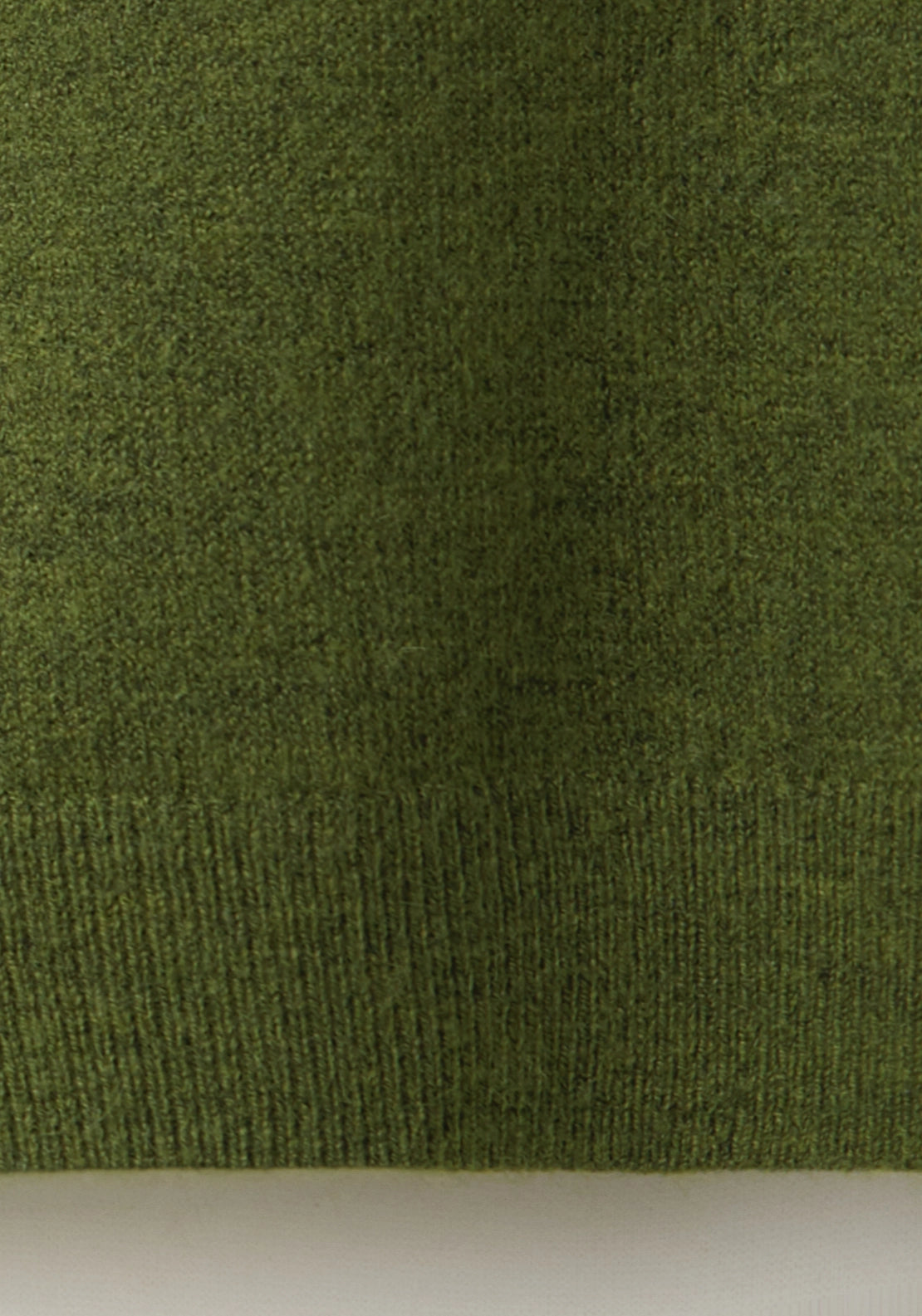 Button Front V-Neck Cardigan - Green
