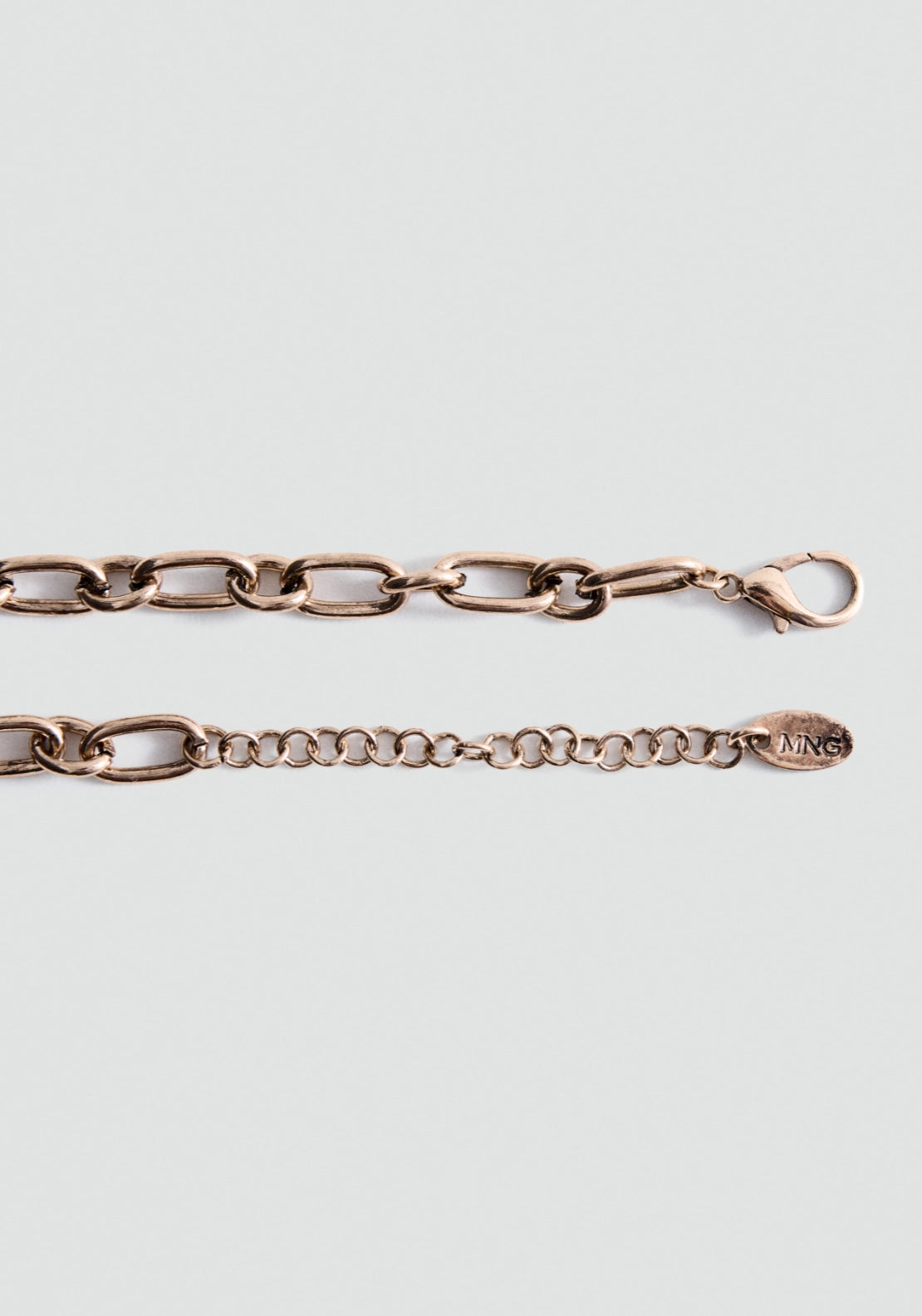 Modern Mixed Bead Necklace - Gold