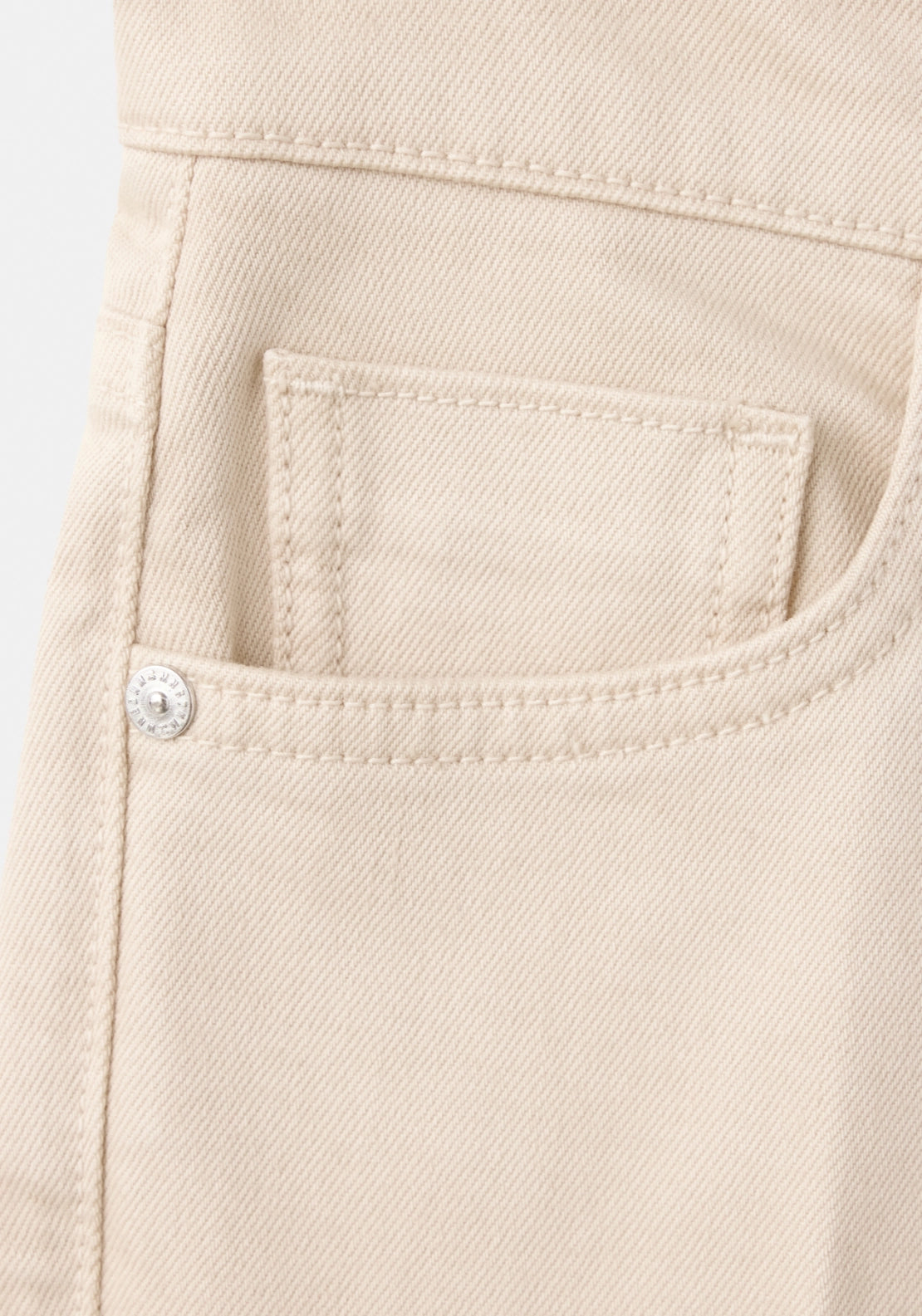Sienna Cropped Flared Jeans - Beige