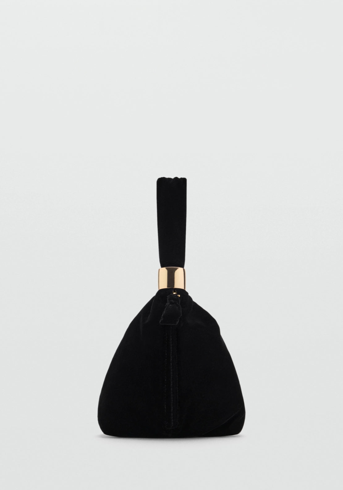 Velvet Handbag - Black