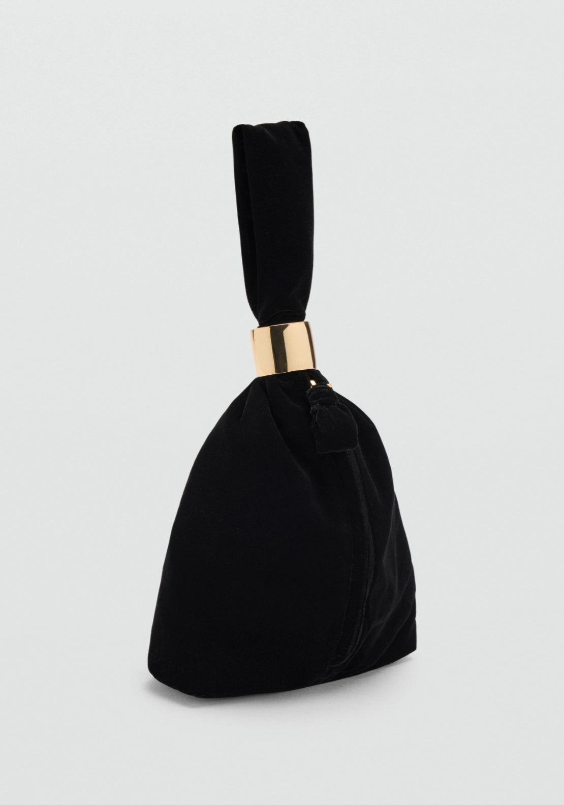 Velvet Handbag - Black