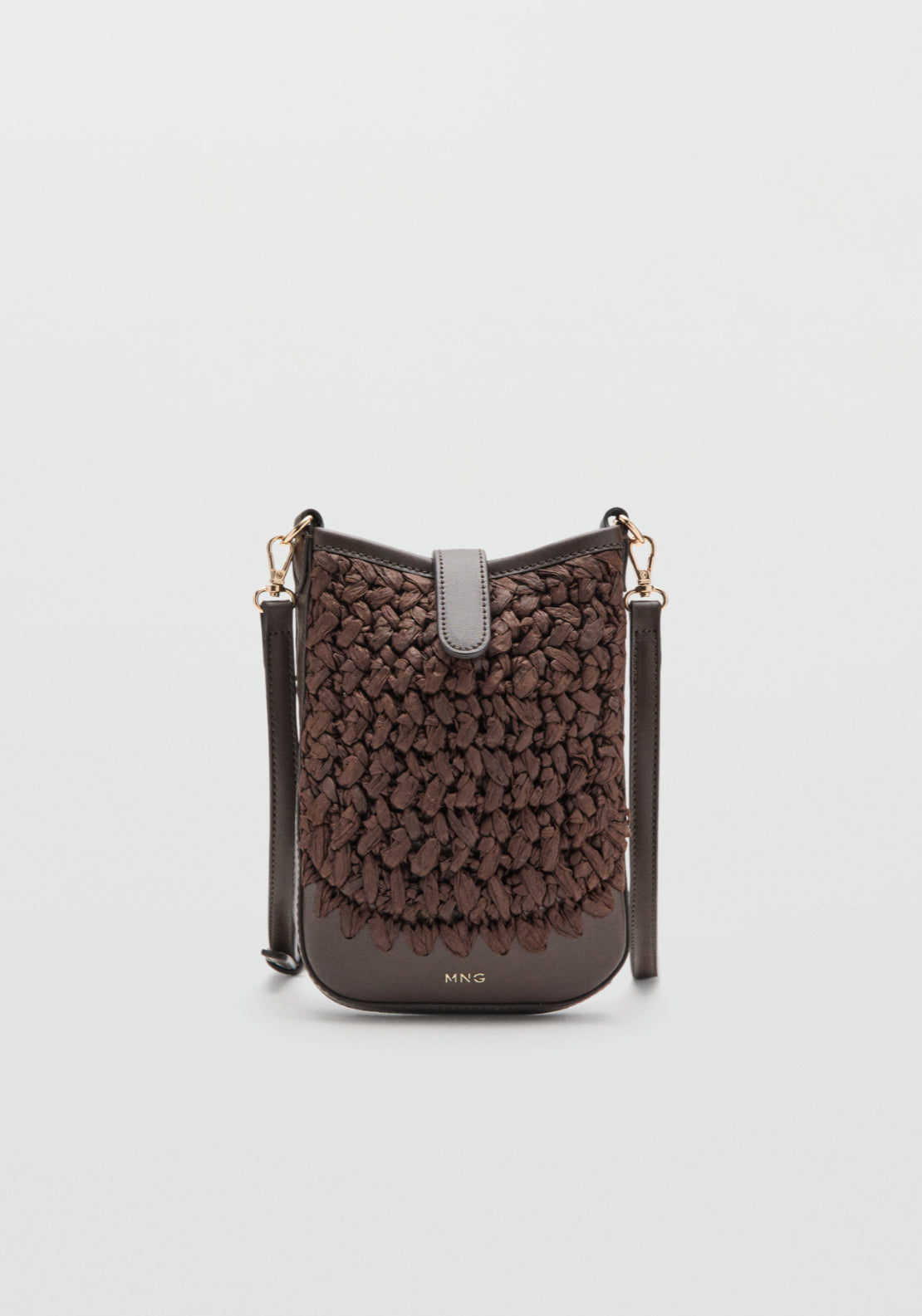 Mango Mobile Phone Crossbody Case - Brown 1 Shaws Department Stores