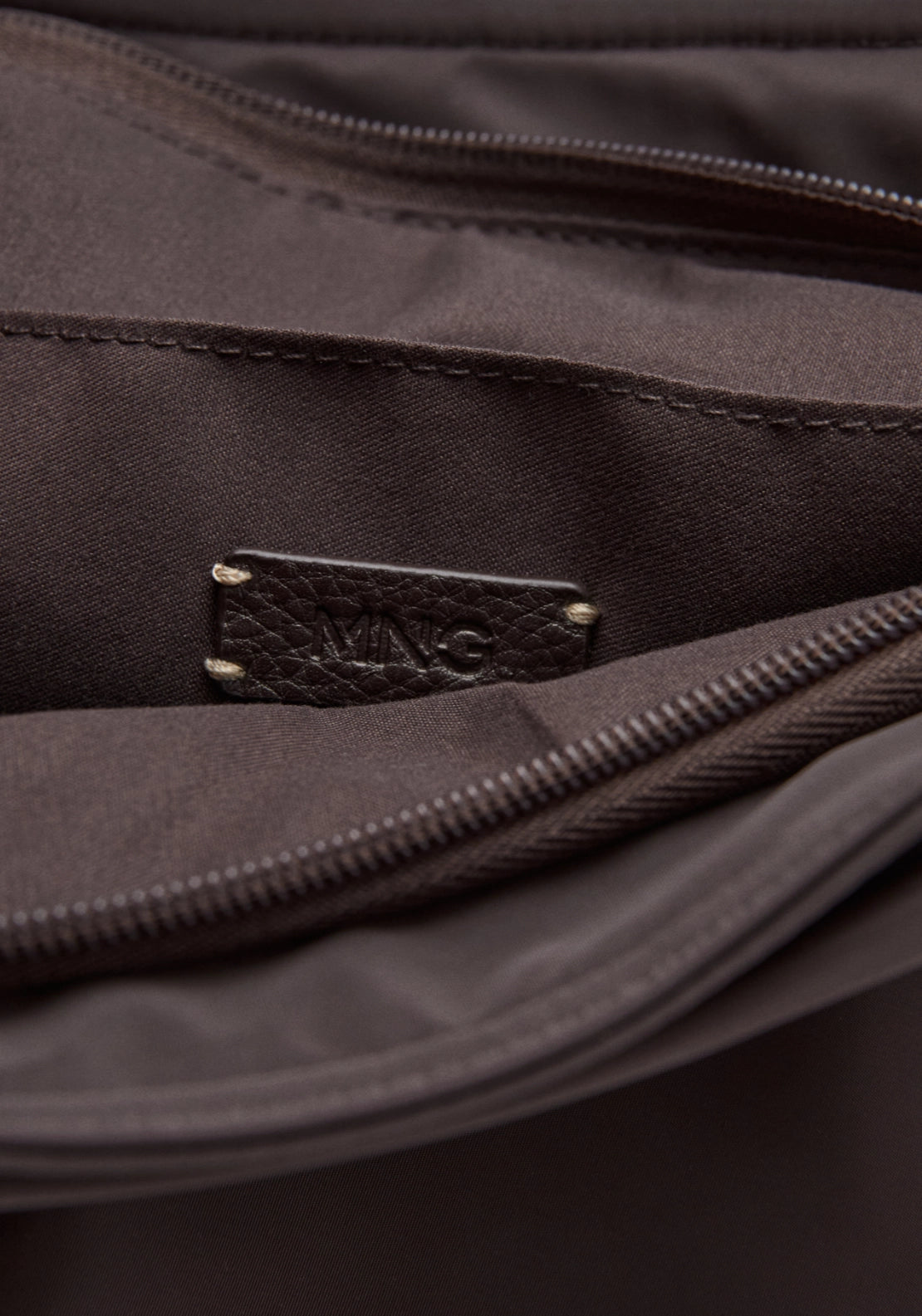 Shopper Bag With Buckle Detail - Brown