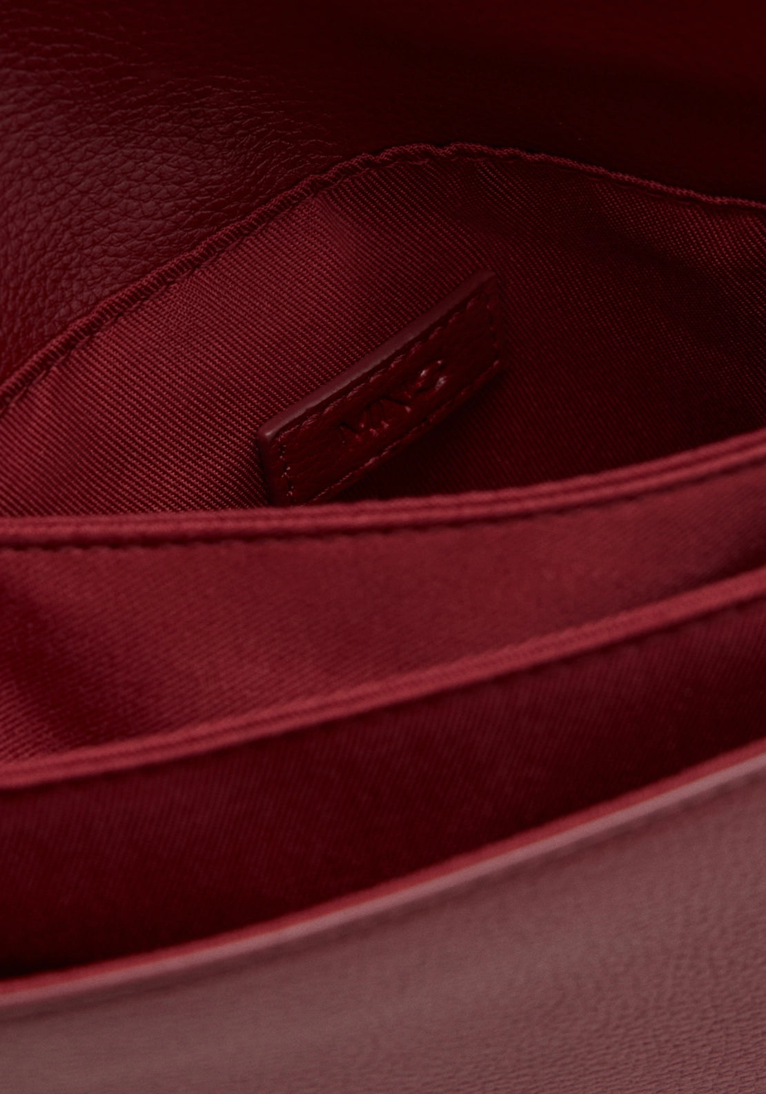 Small Crossbody Bag With Magnetic Button - Red