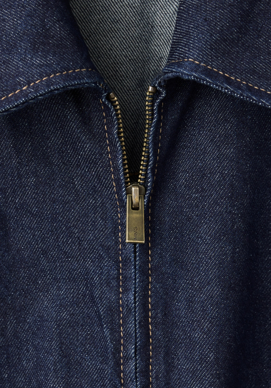 Denim Jumpsuit With Belt - Denim Blue