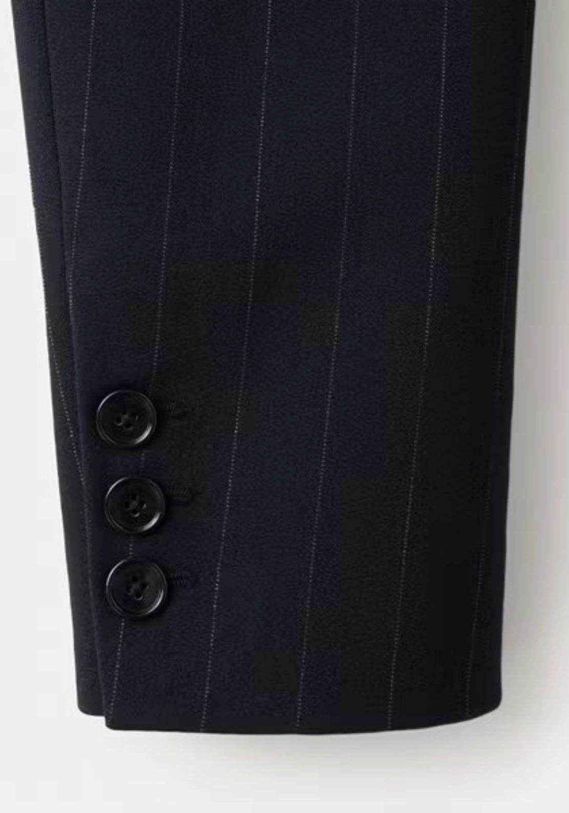 Double Breasted Suit Blazer - Blue