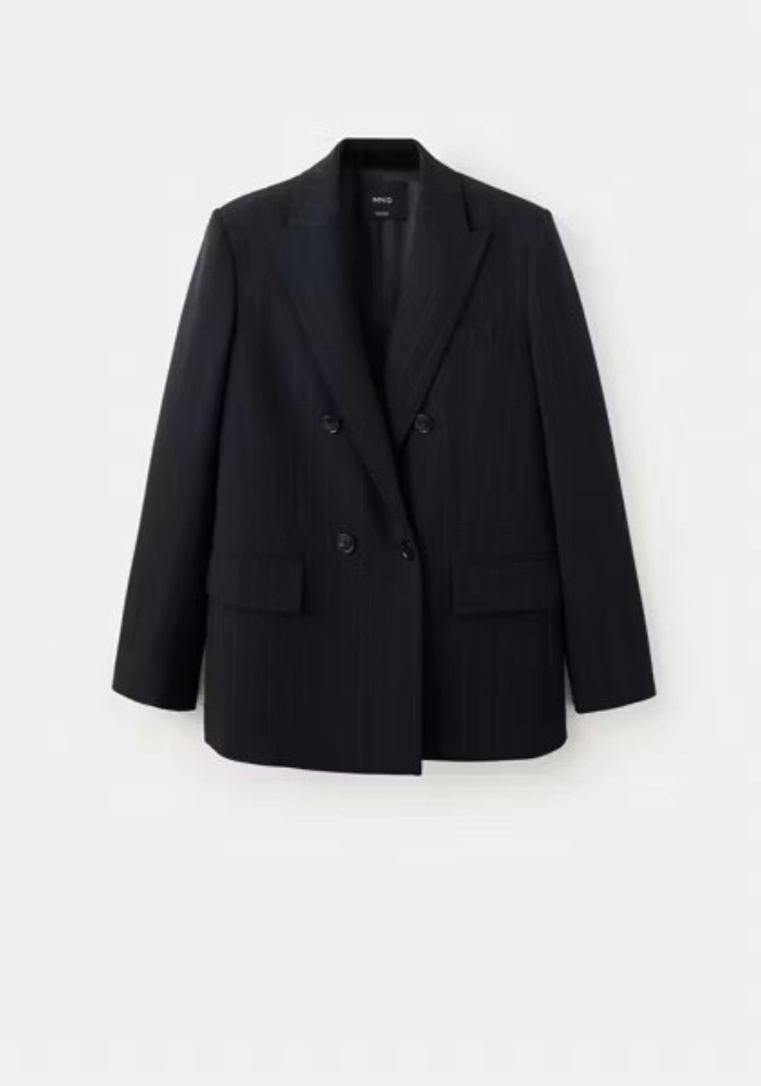 Double Breasted Suit Blazer - Blue