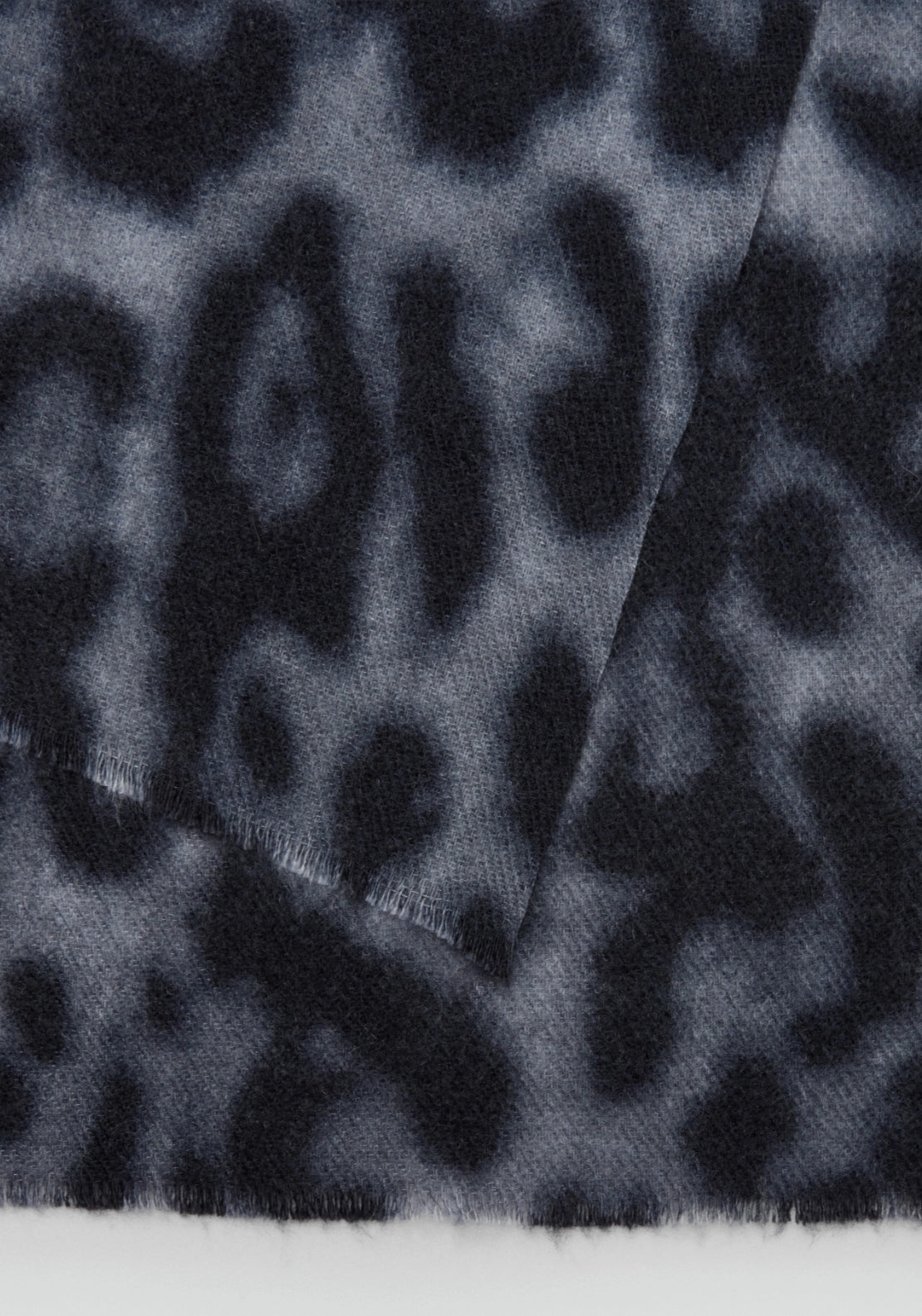 Animal Print Scarf - Grey