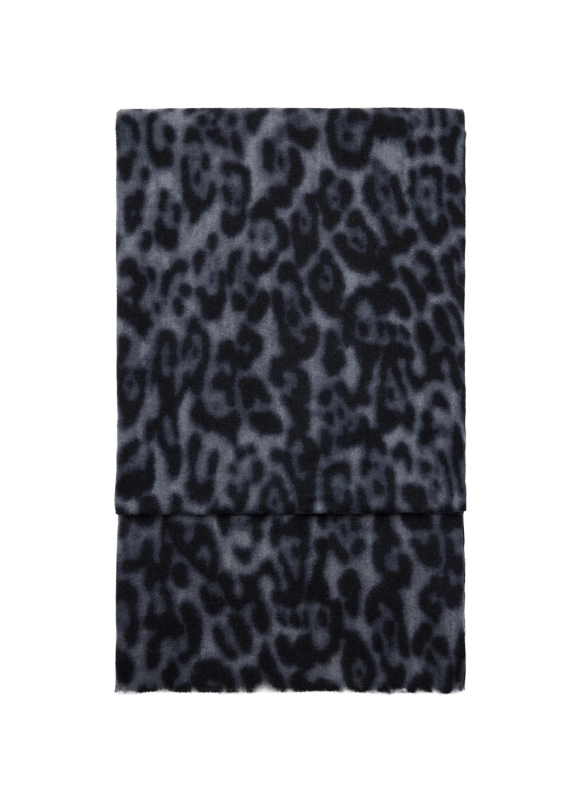 Animal Print Scarf - Grey