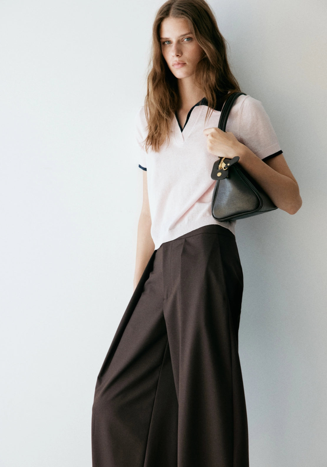 Balloon Formal Trousers - Brown