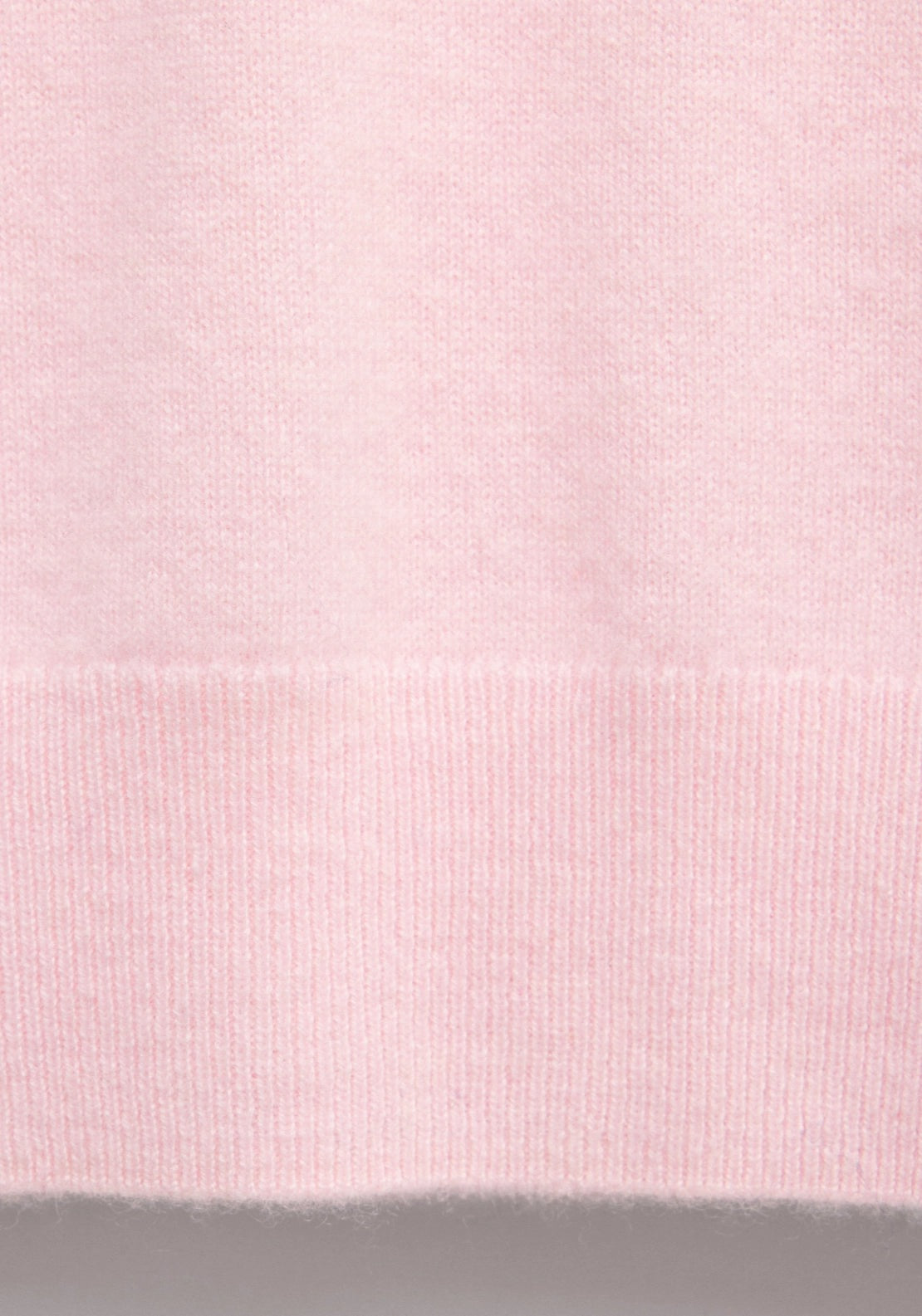 100% Cashmere Round Neck Sweater - Pink