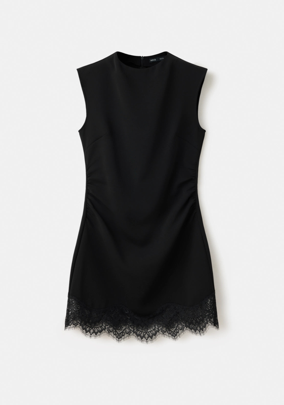 Short Lace Dress - Black